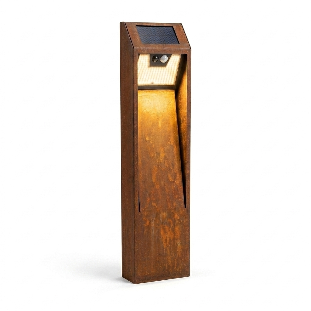 Lámpara Solar de Jardín con Sensor de Movimiento LED IP65