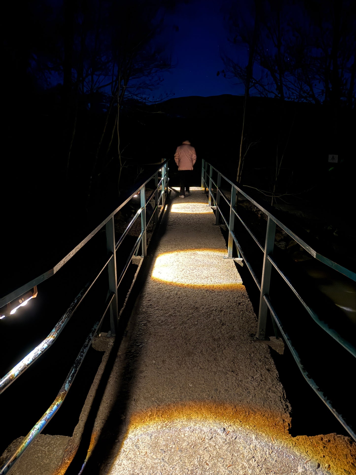 Solar-Wandleuchte Cortenstahl mit Sensor | Handgefertigt