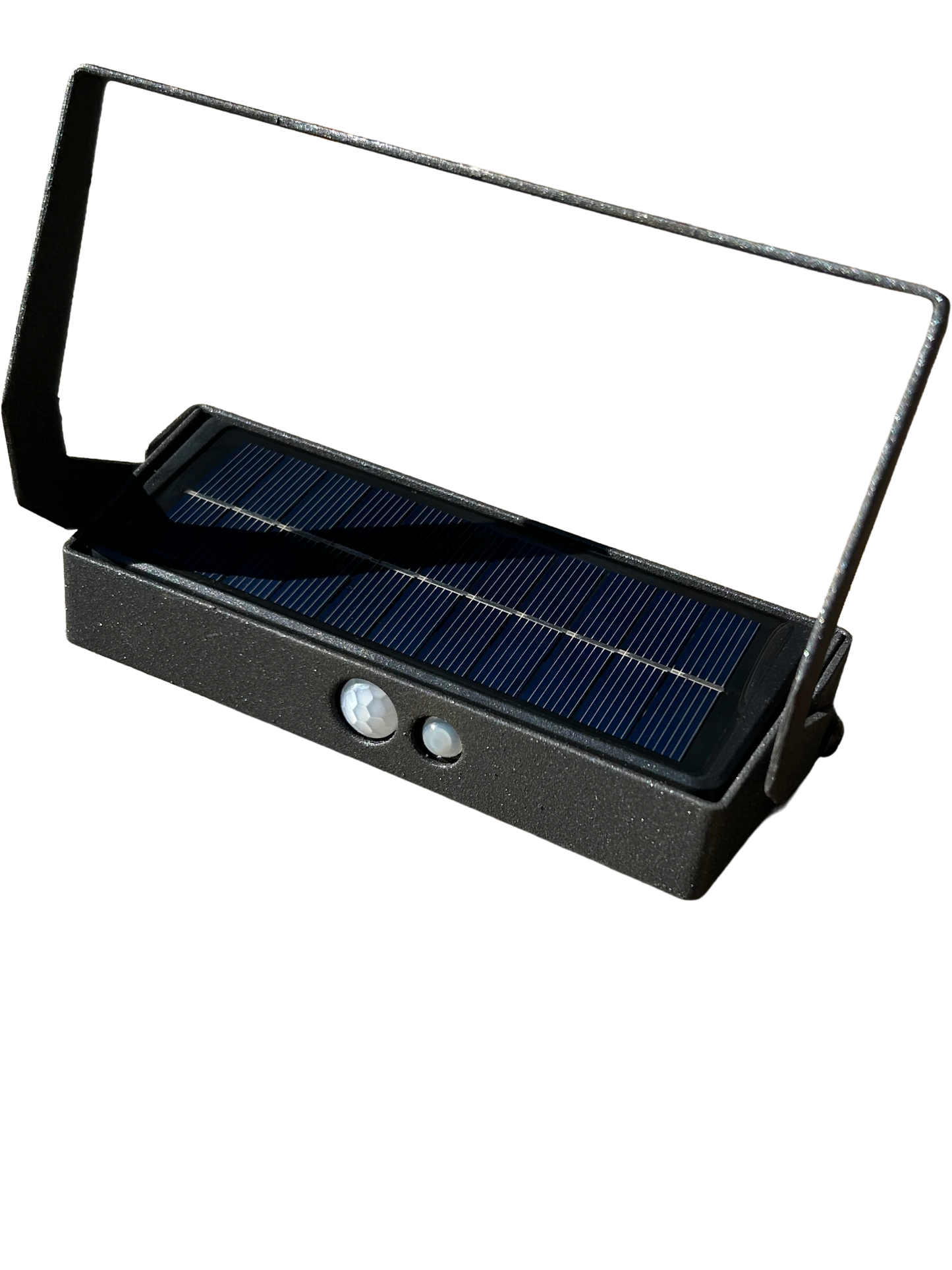 Solar-Wandleuchte Cortenstahl mit Sensor | Handgefertigt