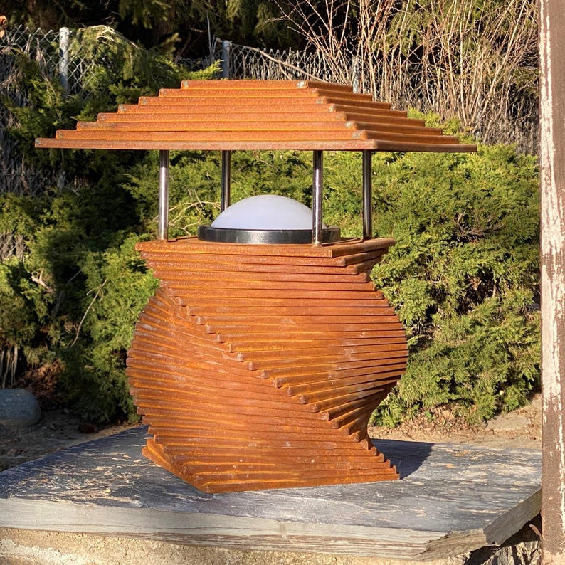 Lámpara de Exterior LED 15W IP65 en Acero Corten